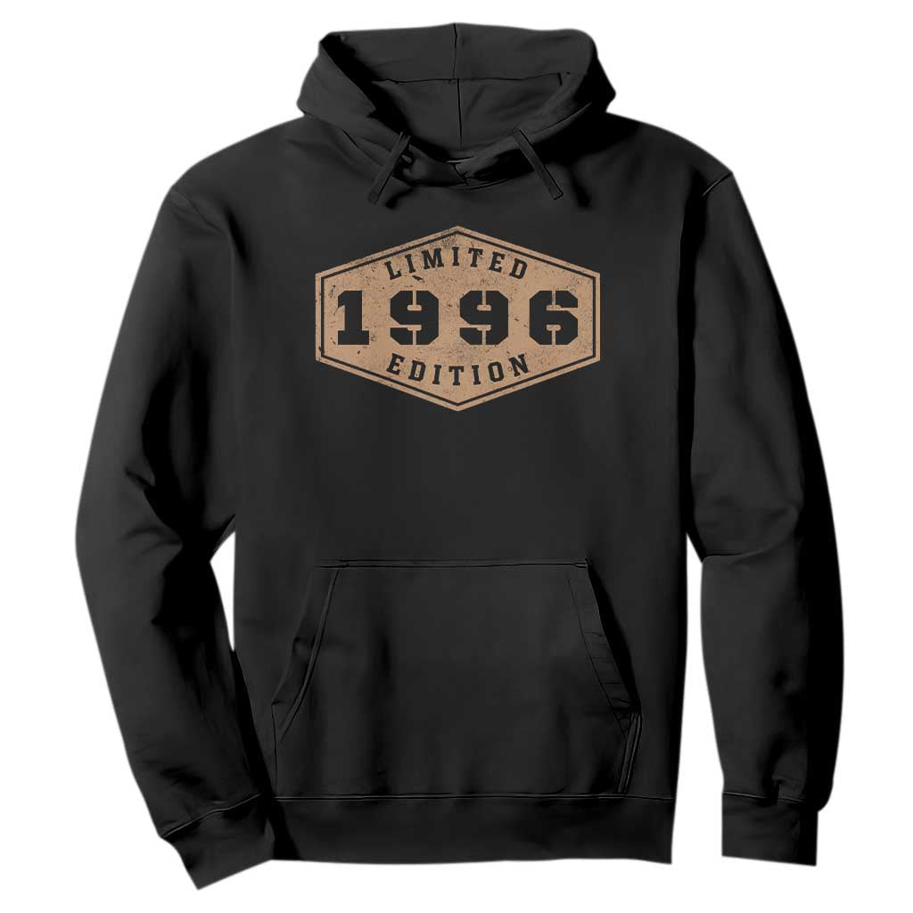 30th Birthday Hoodie 1996 Limited Edition Gifts For Turning 30 TS11 Black Print Your Wear