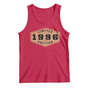 30th Birthday Tank Top 1996 Limited Edition Gifts For Turning 30 TS11 Red Print Your Wear