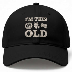 I Am This Old Funny Classic Car Parts Mechanic Baseball Cap