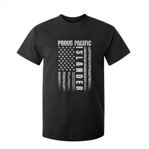 Proud Pacific Islander T Shirt For Kid AAPI Heritage Month Polynesian Tribal American Flag TS11 Black Print Your Wear