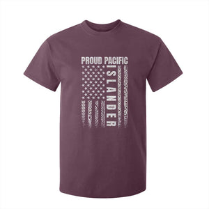 Proud Pacific Islander T Shirt For Kid AAPI Heritage Month Polynesian Tribal American Flag TS11 Maroon Print Your Wear