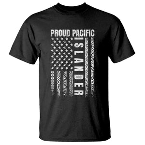 Proud Pacific Islander T Shirt AAPI Heritage Month Polynesian Tribal American Flag TS11 Black Print Your Wear