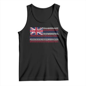 Hawaiian Tribal Flag State of Hawaii Tank Top TS11 Black Print Your Wear