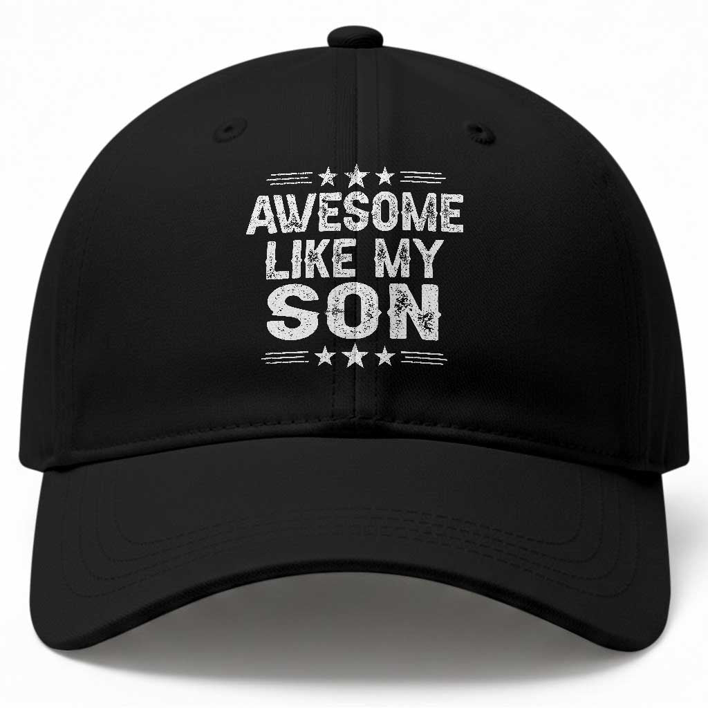 Awesome Like My Son Baseball Cap Funny Boy Dad Father's Day Gifts TS11 Print Your Wear