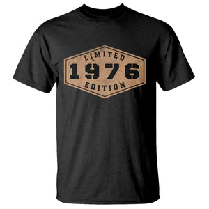 50th Birthday T Shirt 1976 Limited Edition Gifts For Turning 50 TS11 Black Print Your Wear