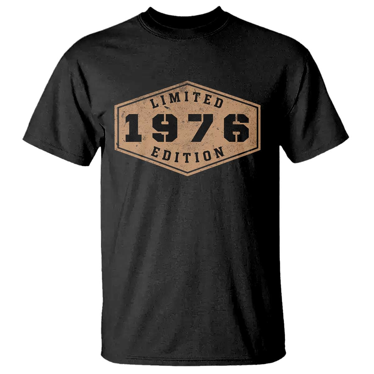 50th Birthday T Shirt 1976 Limited Edition Gifts For Turning 50 TS11 Black Print Your Wear