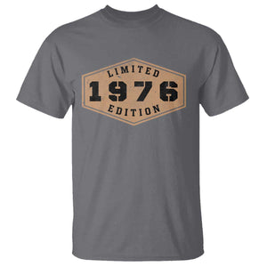 50th Birthday T Shirt 1976 Limited Edition Gifts For Turning 50 TS11 Charcoal Print Your Wear