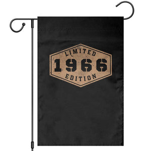 60th Birthday Garden Flag 1966 Limited Edition Gifts For Turning 60 TS11 Black Print Your Wear