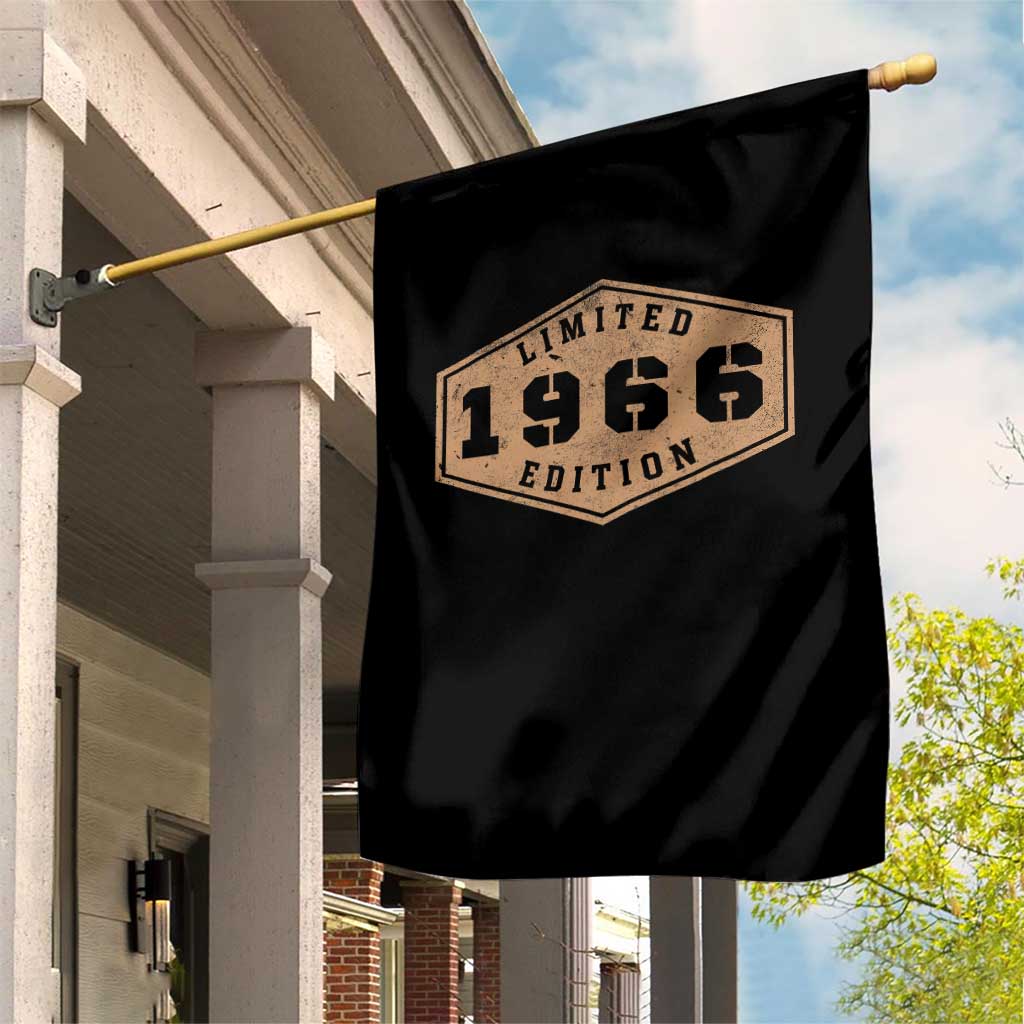 60th Birthday Garden Flag 1966 Limited Edition Gifts For Turning 60 TS11 Print Your Wear
