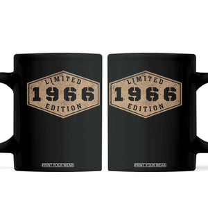 60th Birthday Coffee Mug 1966 Limited Edition Gifts For Turning 60 TS11 Black Print Your Wear