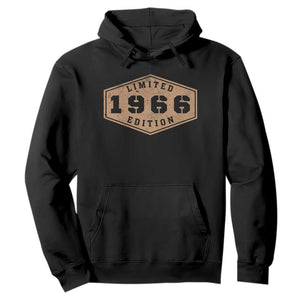 60th Birthday Hoodie 1966 Limited Edition Gifts For Turning 60 TS11 Black Print Your Wear