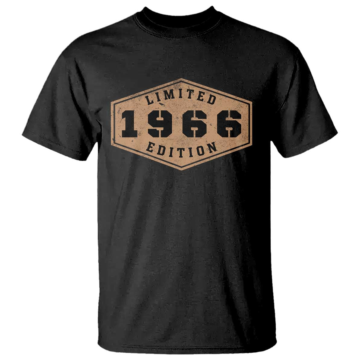 60th Birthday T Shirt 1966 Limited Edition Gifts For Turning 60 TS11 Black Print Your Wear