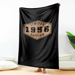 70th Birthday Throw Blanket 1956 Limited Edition Gifts For Turning 70 TS11 Print Your Wear