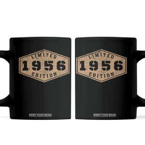 70th Birthday Coffee Mug 1956 Limited Edition Gifts For Turning 70 TS11 Black Print Your Wear