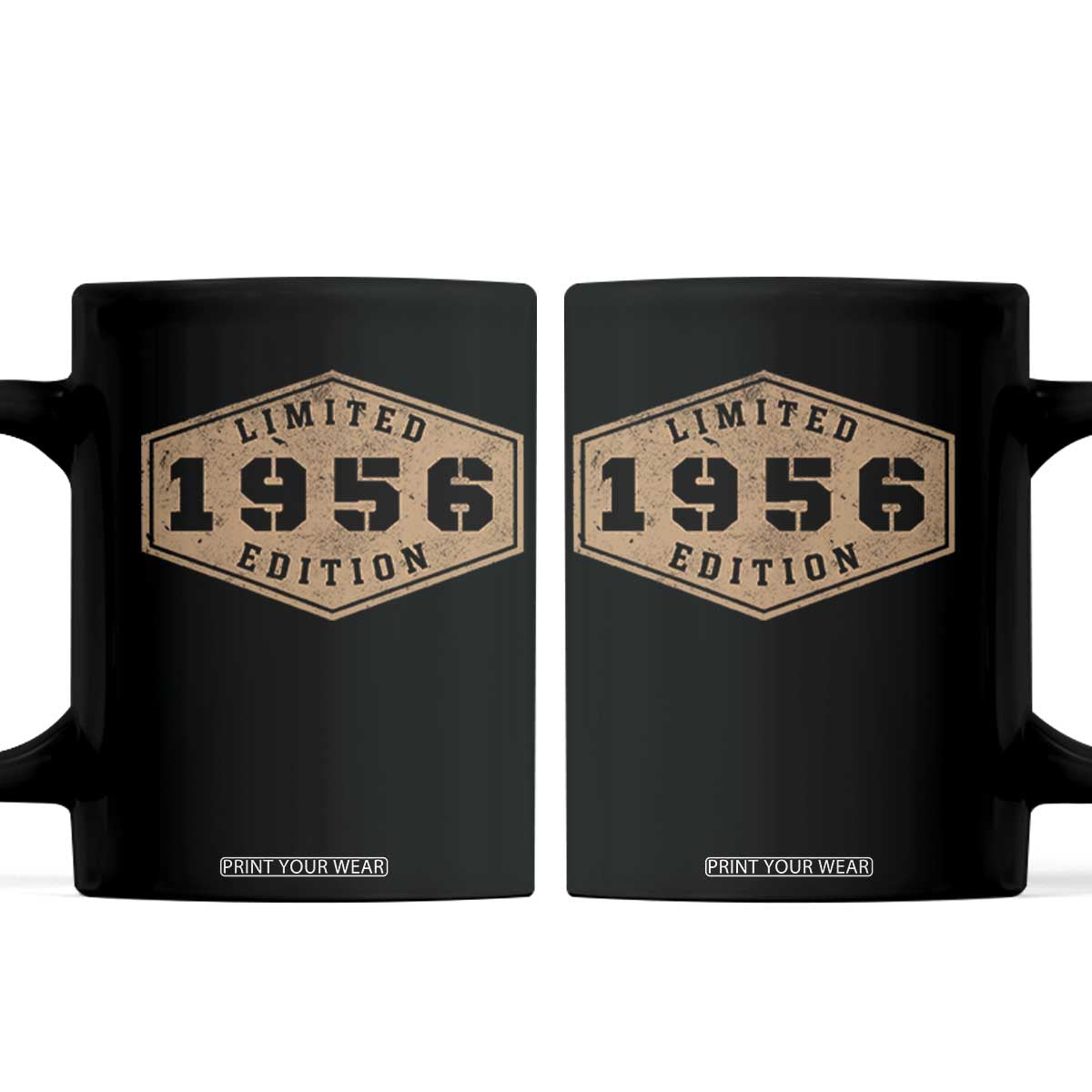 70th Birthday Coffee Mug 1956 Limited Edition Gifts For Turning 70 TS11 Black Print Your Wear