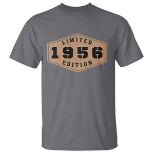 70th Birthday T Shirt 1956 Limited Edition Gifts For Turning 70 TS11 Charcoal Print Your Wear
