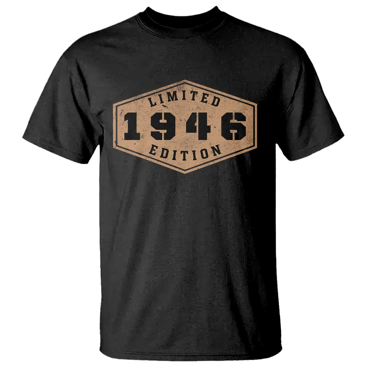 80th Birthday T Shirt 1946 Limited Edition Gifts For Turning 80 TS11 Black Print Your Wear