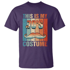 70s Styles T Shirt This Is My 70's Costume 1970s Outfit Retro Vintage Disco TS11 Purple Print Your Wear