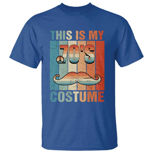 70s Styles T Shirt This Is My 70's Costume 1970s Outfit Retro Vintage Disco TS11 Royal Blue Print Your Wear