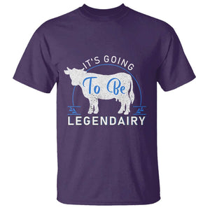 Funny Dairy Milk T Shirt It's Going To Be Legendairy Cow Joke Legendary TS11 Purple Print Your Wear