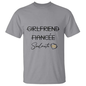 Funny Bride T Shirt Girlfriend Fiance Soulmate Engagement Honeymoon Vacation Diamond Ring TS11 Sport Gray Print Your Wear