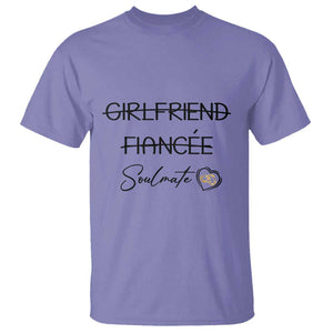 Funny Bride T Shirt Girlfriend Fiance Soulmate Engagement Honeymoon Vacation Diamond Ring TS11 Violet Print Your Wear