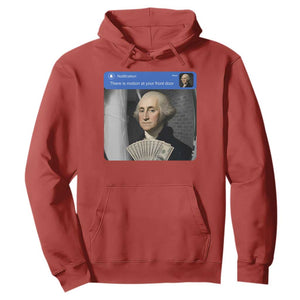 There is Motion At Your Front Door George Washington Meme Hoodie TS11 Red Print Your Wear