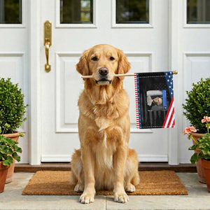 There is Motion At Your Front Door George Washington Meme Patriotic Handheld Flag TS11 Print Your Wear