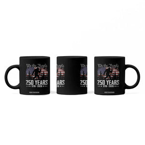 Bigfoot 250 Years American Flag Patriotic 1776 2026 Coffee Mug TS11 Print Your Wear