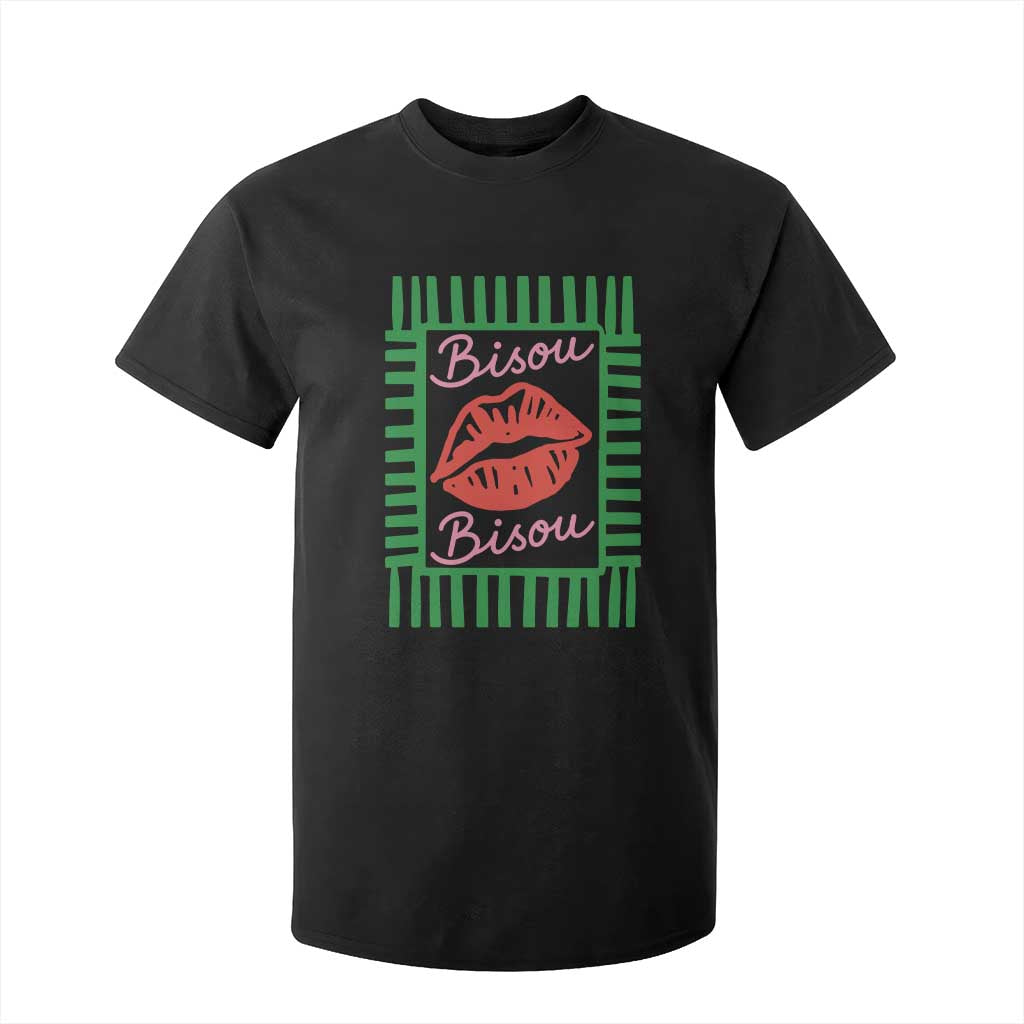 French Bisous Paris Vacation Retro Summer Vibes T Shirt For Kid TS11 Black Print Your Wear