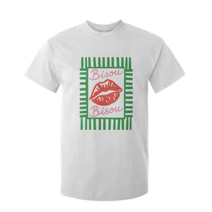 French Bisous Paris Vacation Retro Summer Vibes T Shirt For Kid TS11 White Print Your Wear