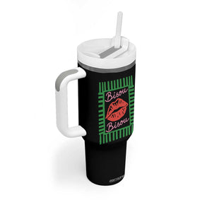 French Bisous Paris Vacation Retro Summer Vibes Tumbler With Handle TS11 Print Your Wear