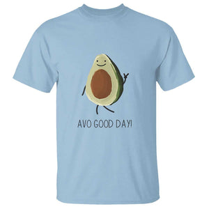 Avocado T Shirt Avo Good Day Cute Fruit TS11 Light Blue Print Your Wear