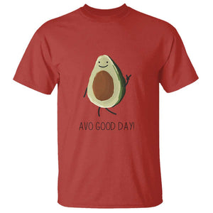 Avocado T Shirt Avo Good Day Cute Fruit TS11 Red Print Your Wear