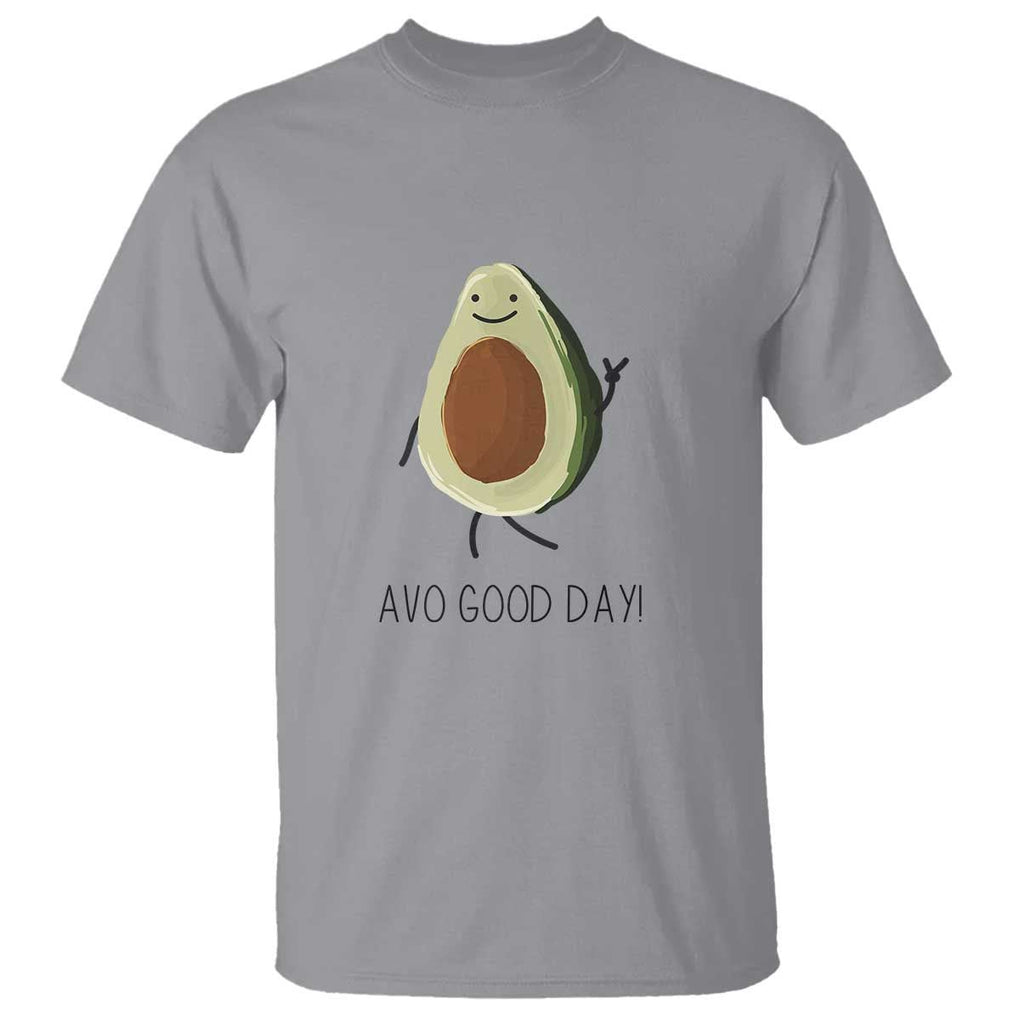 Avocado T Shirt Avo Good Day Cute Fruit TS11 Sport Gray Print Your Wear