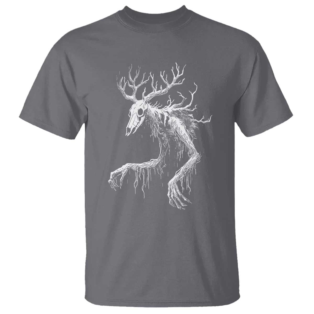 Wendigo Monster Skinwalker Mythical Cryptid T Shirt TS11 Charcoal Print Your Wear