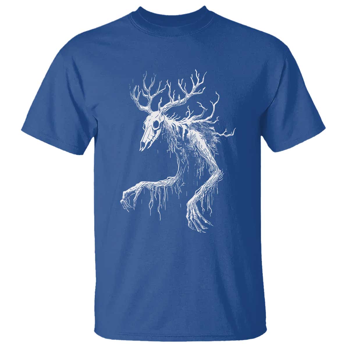 Wendigo Monster Skinwalker Mythical Cryptid T Shirt TS11 Royal Blue Print Your Wear