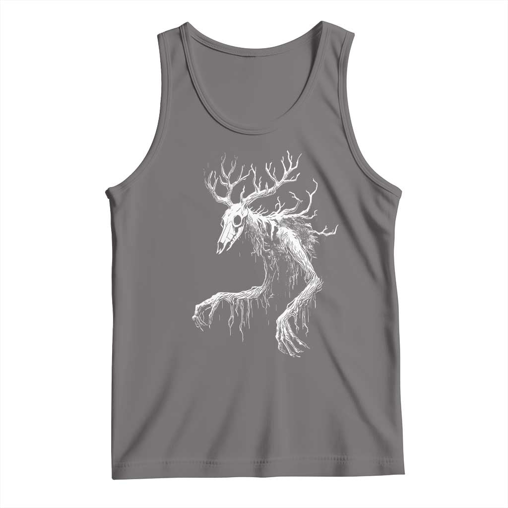 Wendigo Monster Skinwalker Mythical Cryptid Tank Top TS11 Deep Heather Print Your Wear