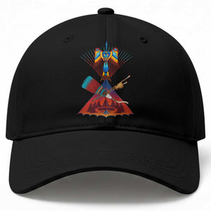 Native American Indigenous Heritage Peyote Water Bird Baseball Cap TS11 Print Your Wear