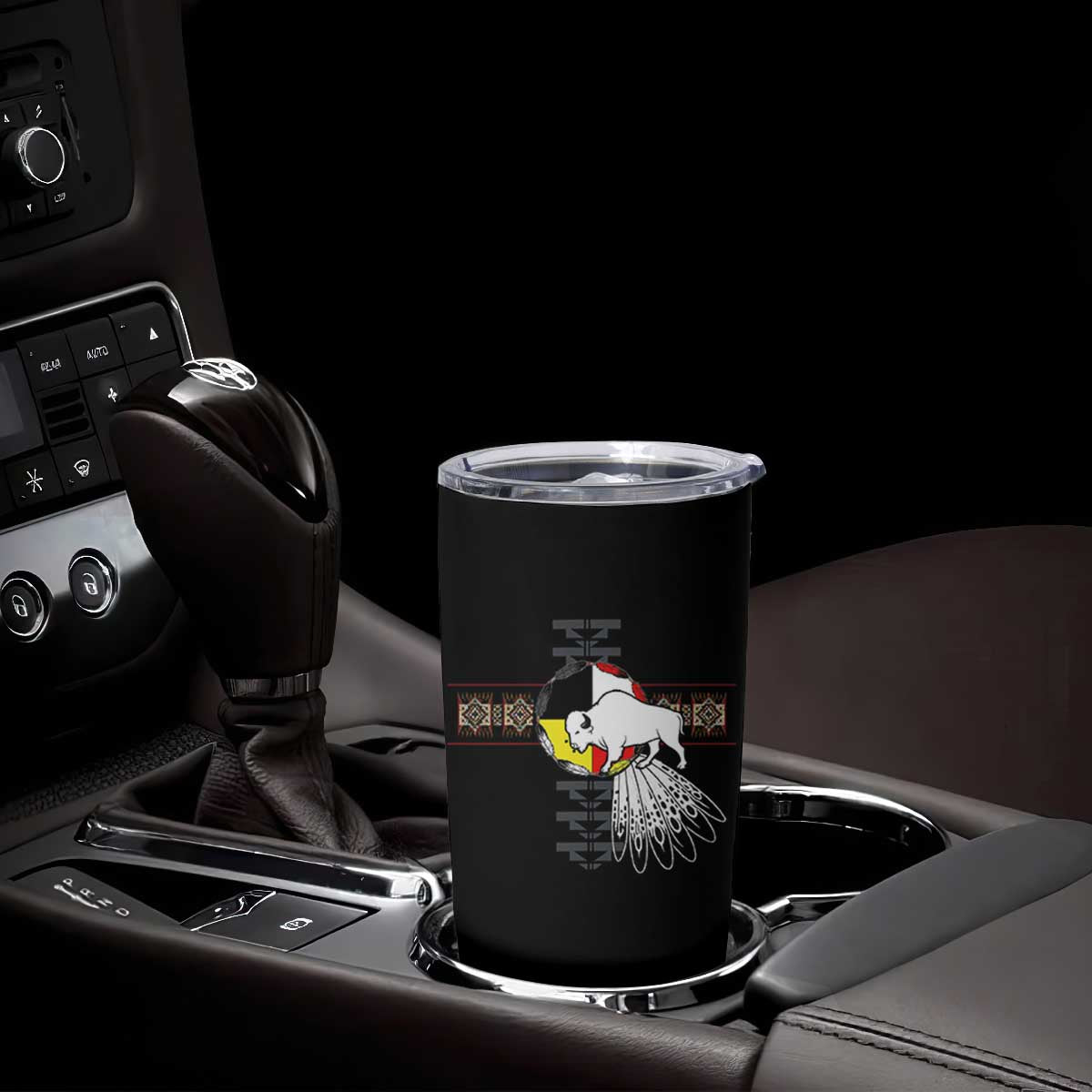 Native American White Buffalo Tumbler Cup Seven Sacred Grandfather Teachings TS11 Print Your Wear