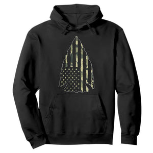 Arrowhead Hunter Vintage Camougflage USA Flag Hoodie