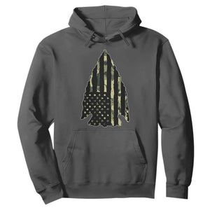 Arrowhead Hunter Vintage Camougflage USA Flag Hoodie