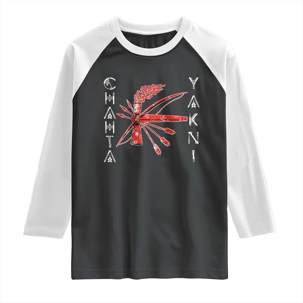 Chahta Yakni Tribe Raglan Shirt Native American Indian Choctaw Nation Culture TS11 Black White Print Your Wear