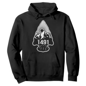Proud Native American 1491 Pre Columbus Indigenous Arrowhead Hoodie TS11 Black Print Your Wear