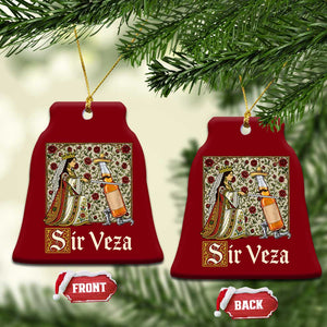 Sir Veza Beer Medieval Knight Pun Sombrero Cinco De Mayo Ceramic Ornament TS11 Print Your Wear