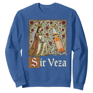 Sir Veza Beer Medieval Knight Pun Sombrero Cinco De Mayo Sweatshirt TS11 Royal Blue Print Your Wear