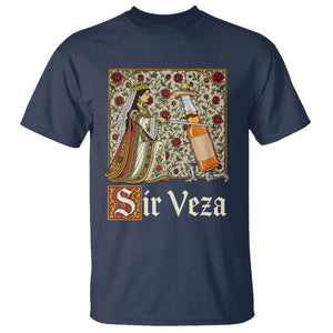 Sir Veza Beer Medieval Knight Pun Sombrero Cinco De Mayo T Shirt TS11 Navy Print Your Wear