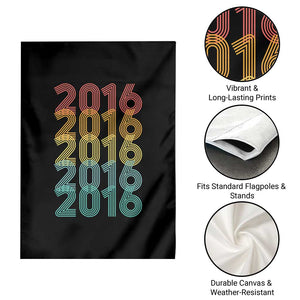10th Birthday Garden Flag Vintage 2016 Retro 10 Years Old Birthday TS11 Print Your Wear