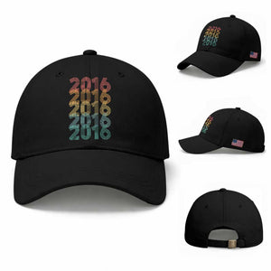 10th Birthday Baseball Cap Vintage 2016 Retro 10 Years Old Birthday TS11 Baseball Cap Universal Fit Black Print Your Wear