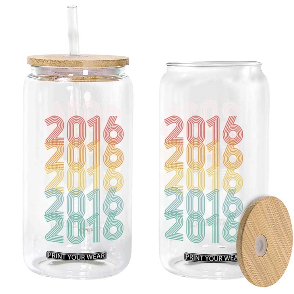 10th Birthday Glass Can Vintage 2016 Retro 10 Years Old Birthday TS11 Print Your Wear
